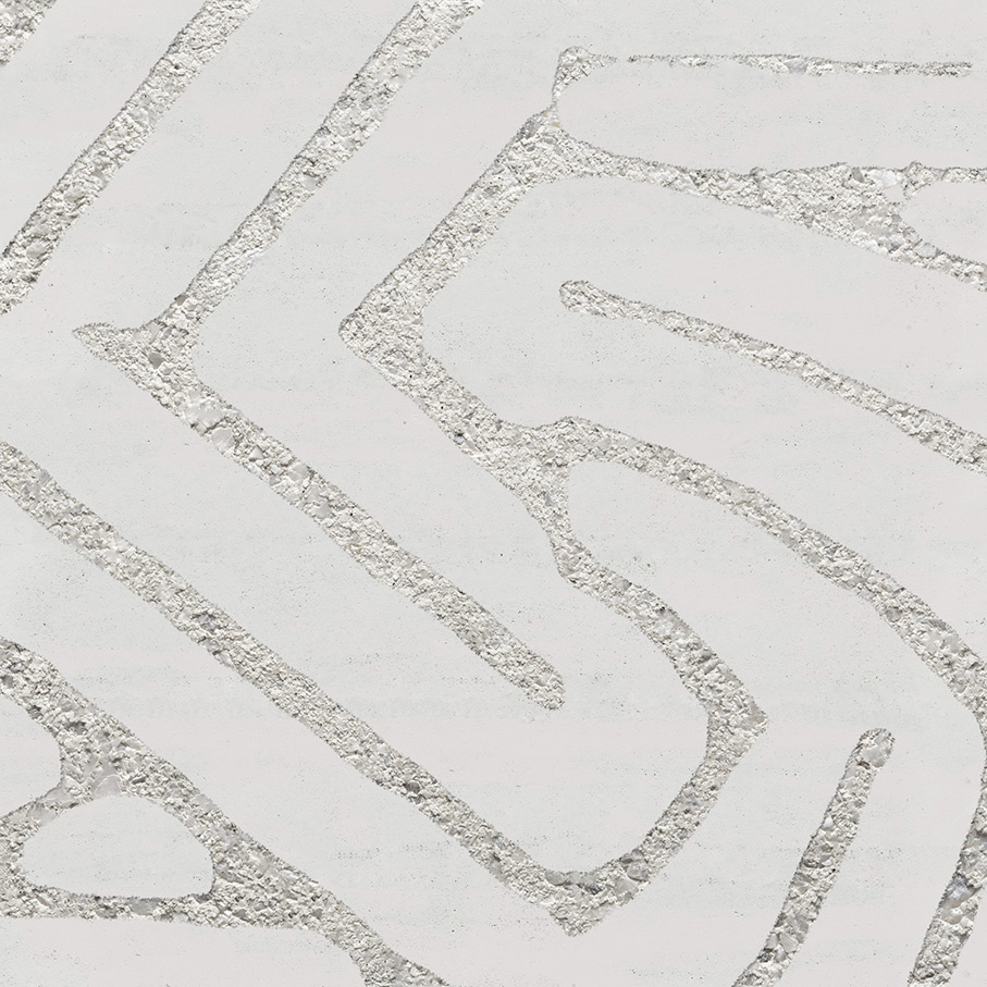 Atom cross white