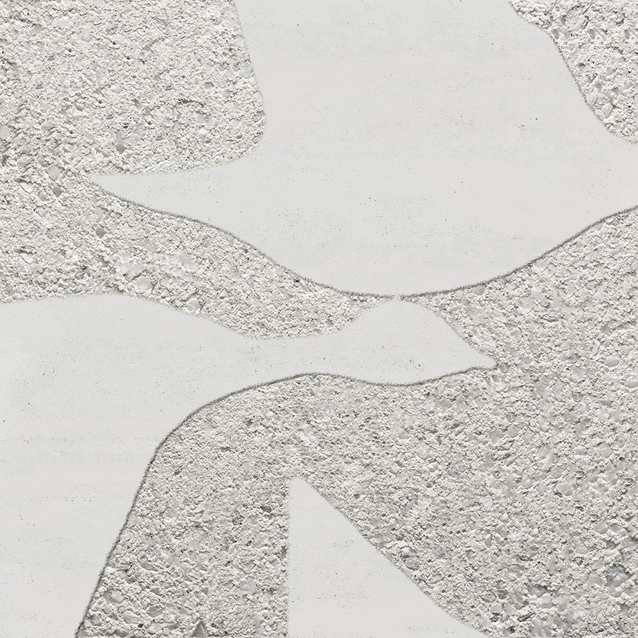 Atom cross white