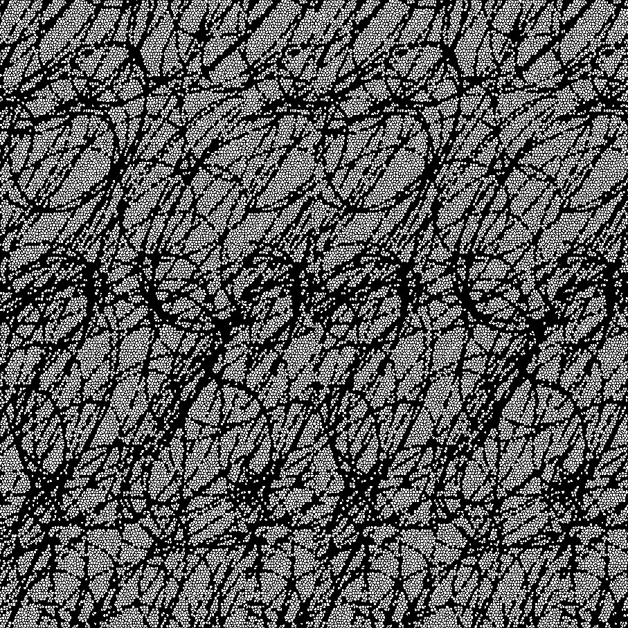 Mosaic Ellipse nega