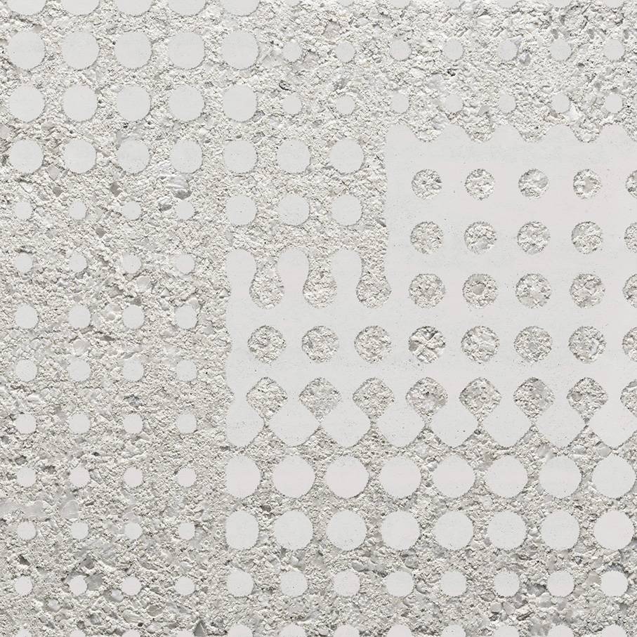 Atom cross white