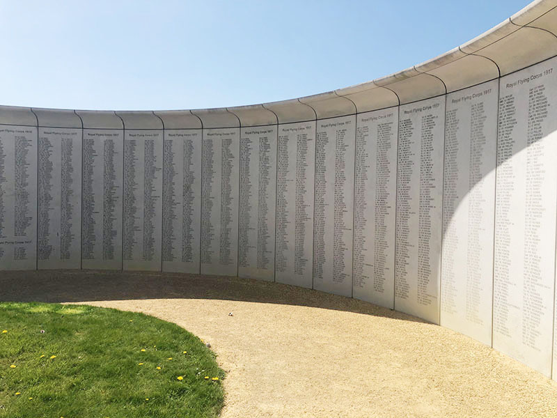 Army Flying Museum, Memorial Wall