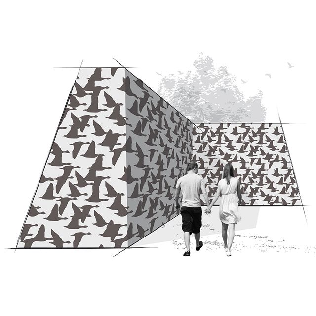 Atom cross visualization