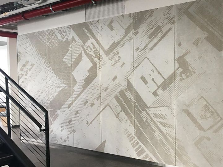 Graphic Concrete Intersection New York, New York, USA