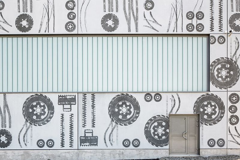 Graphic Concrete Lievestuore College