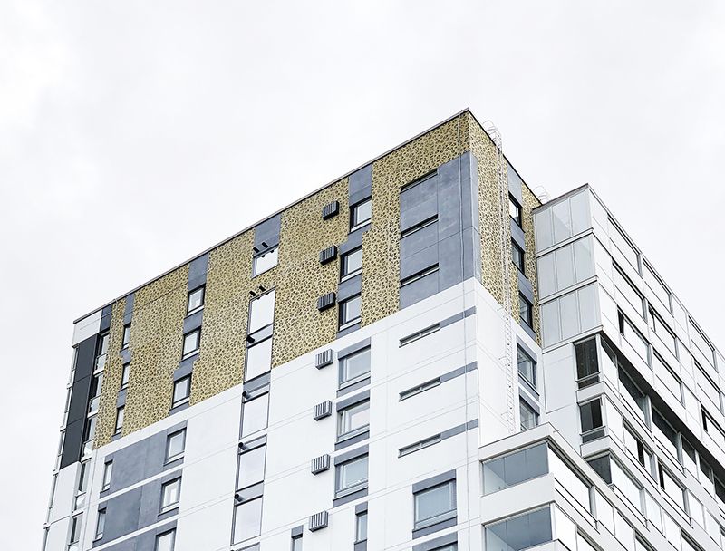 Graphic Concrete Espoo Runoratsunkatu 9 Residential Building