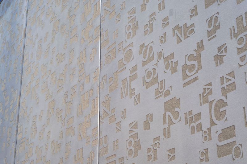 Graphic Concrete Josep Guinovart Primary School