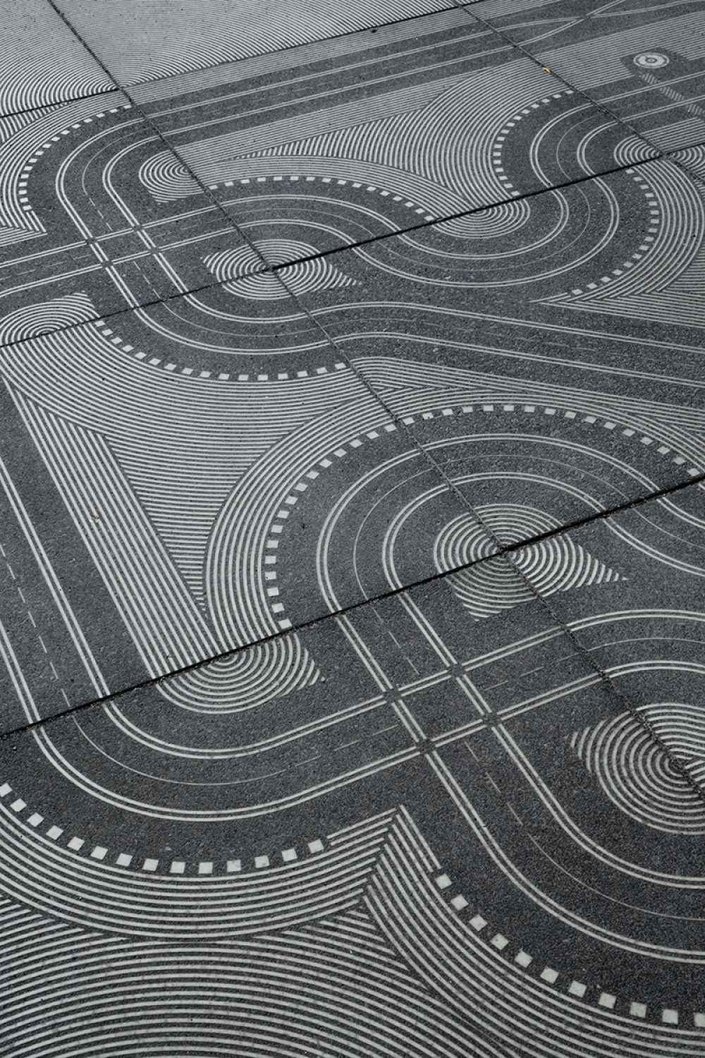 Graphic Concrete Ymere Eenhoorn Circuit Amsterdam
