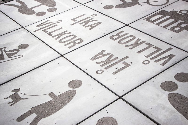 graphic concrete karlstad city walking streets