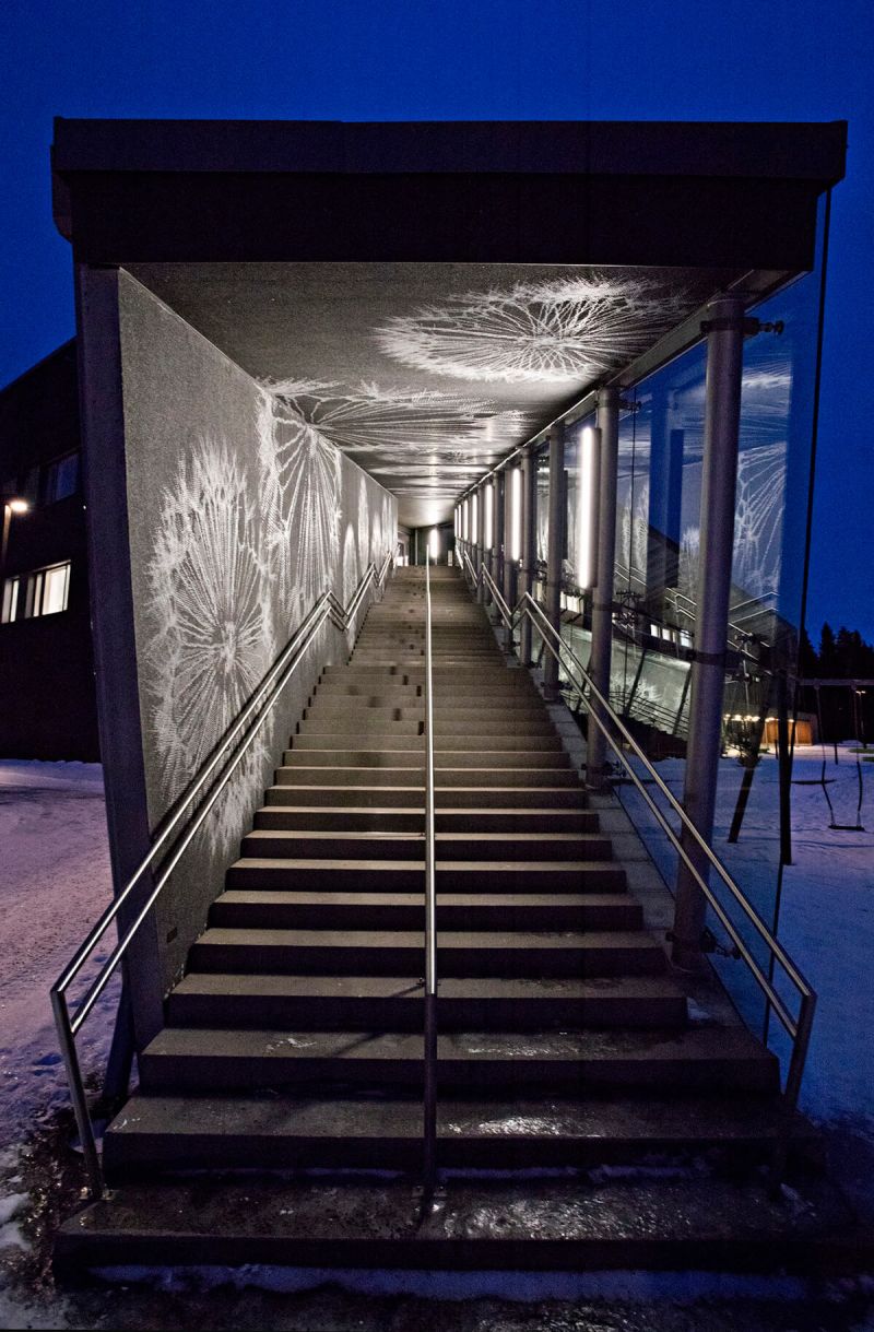 Graphic Concrete Talvikangas School