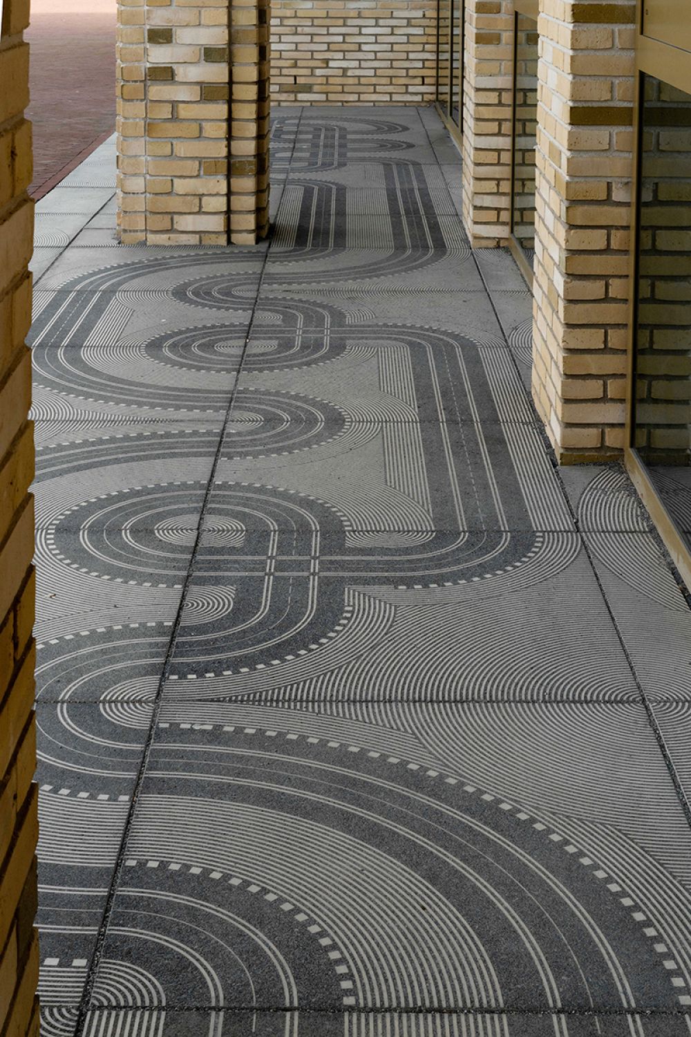 Graphic Concrete Ymere Eenhoorn Circuit Amsterdam