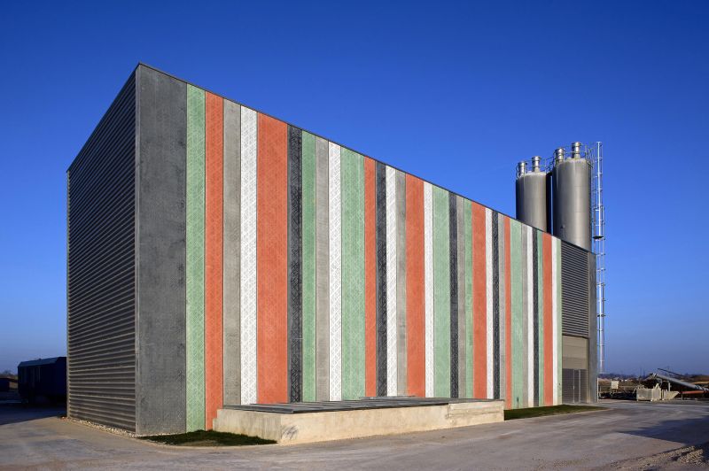 Graphic Concrete H.A.N.S. Industrial Building