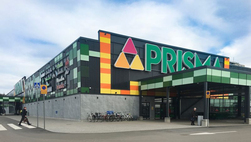 Graphic Concrete Prisma Imatra Shopping Center