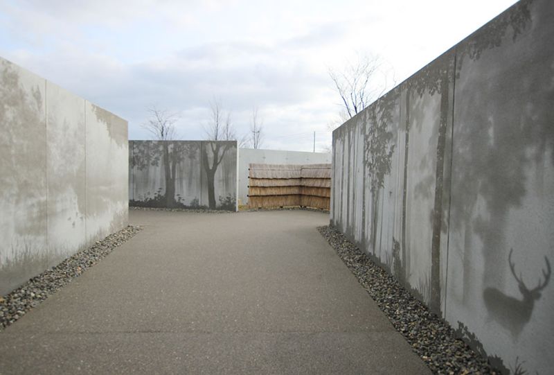 Graphic Concrete UPOPOY National AINU Museum and Park