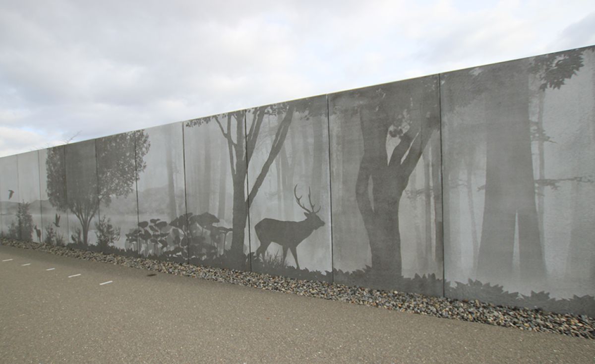 Graphic Concrete UPOPOY National Ainu Museum and Park