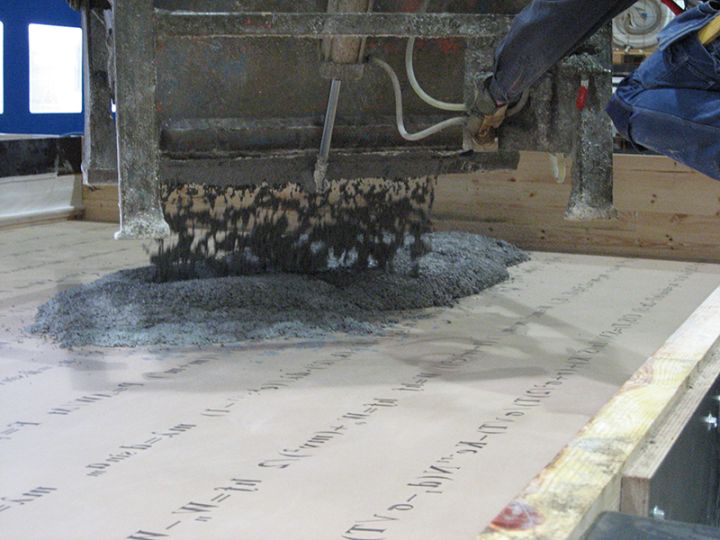 Graphic Concrete Casting