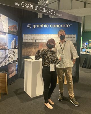 Graphic Concrete Architect at Work Paris 2021