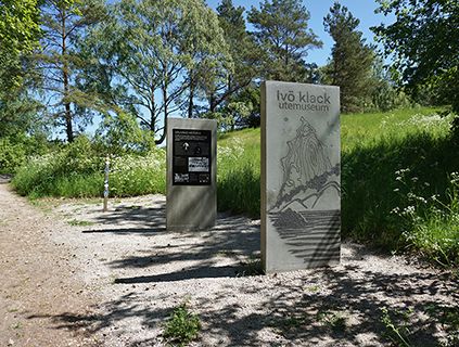 Graphic Concrete Ivö Klack Utemuseum