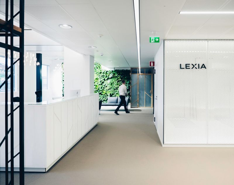 Graphic Concrete Lexia Reception Desk